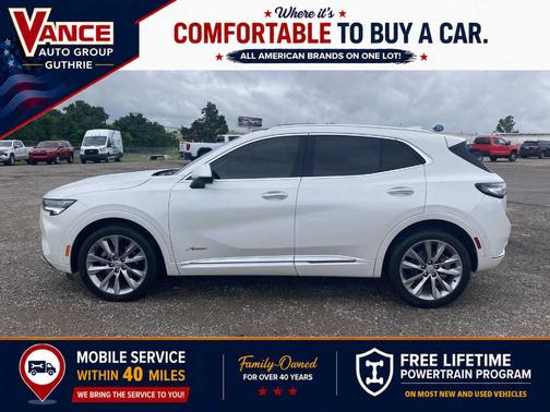 White Frost Tri-Coat 2023 Buick Envision Avenir