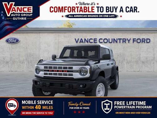 Shadow Black 2026 Ford Bronco Heritage Edition
