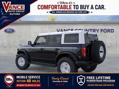 Shadow Black 2026 Ford Bronco Heritage Edition