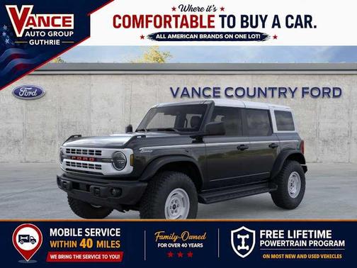 Shadow Black 2026 Ford Bronco Heritage Edition