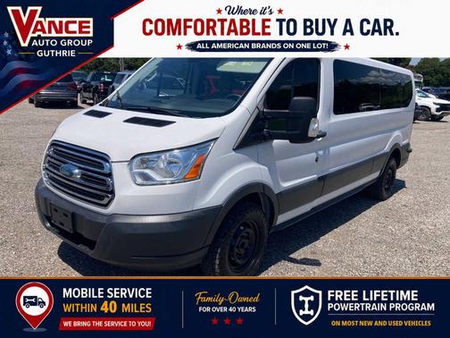 Oxford White 2015 Ford Transit-350 XLT
