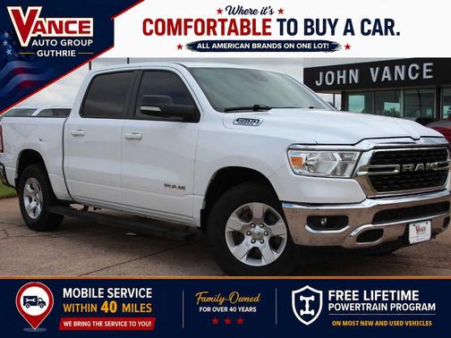 Bright White Clearcoat 2022 RAM 1500 Big Horn