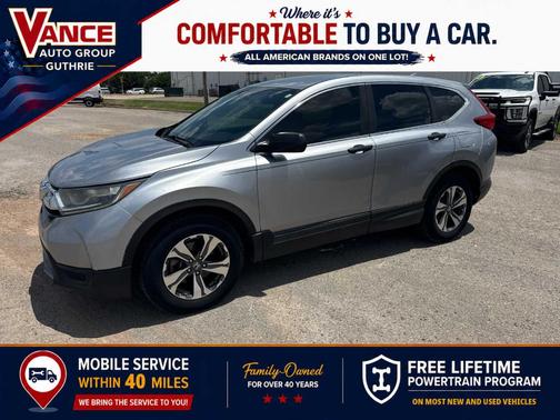 Lunar Silver Metallic 2018 Honda CR-V LX