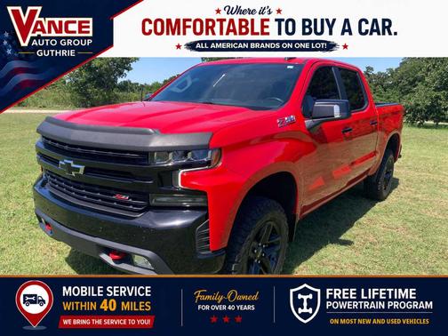 Red 2021 Chevrolet Silverado 1500 LT Trail Boss