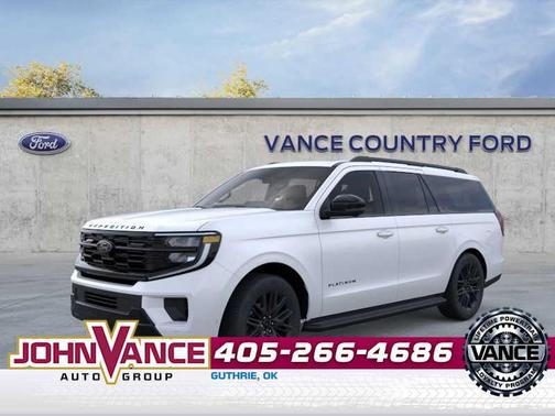 Star White 2026 Ford Expedition Max Platinum