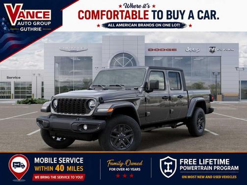 Granite Crystal Clearcoat Metallic 2026 Jeep Gladiator Sport