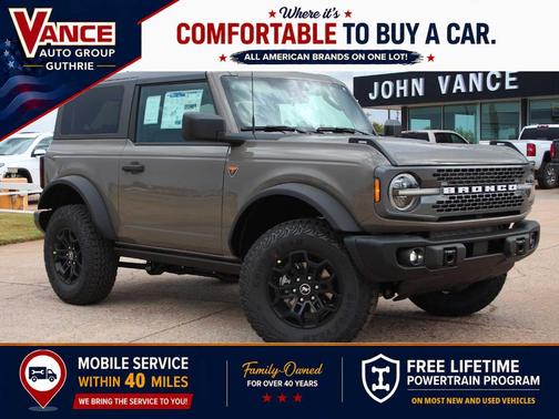 Gray 2026 Ford Bronco Badlands