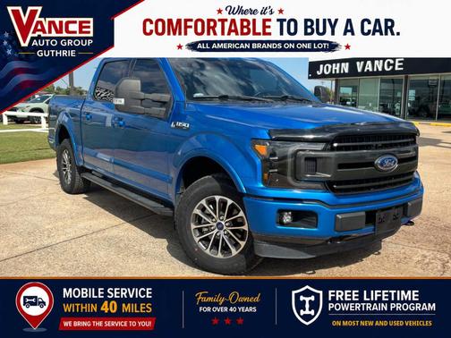 Velocity Blue Metallic 2019 Ford F-150 XLT