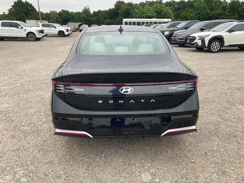 Black 2025 Hyundai SONATA SEL