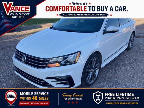 Pure White 2016 Volkswagen Passat 1.8T R-Line Sedan