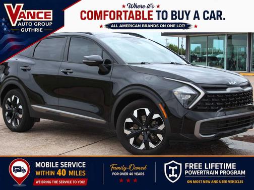 Ebony Black 2023 Kia Sportage X-Line