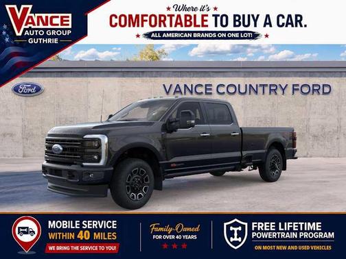 Agate Black Metallic 2026 Ford F-350 Platinum