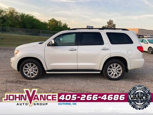 Blizzard Pearl 2016 Toyota Sequoia Platinum