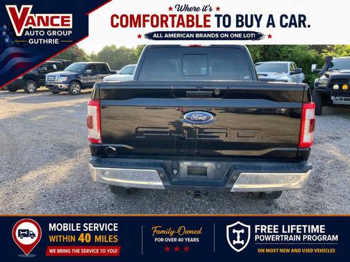 Agate Black Metallic 2022 Ford F-150 Lariat