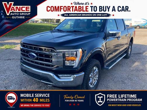Agate Black Metallic 2022 Ford F-150 Lariat