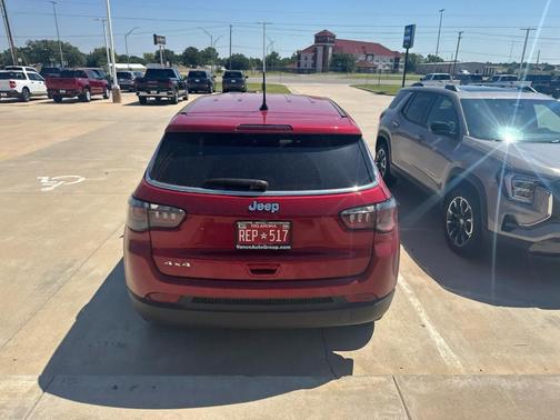 Red 2025 Jeep Compass Sport