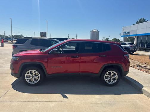 Red 2025 Jeep Compass Sport