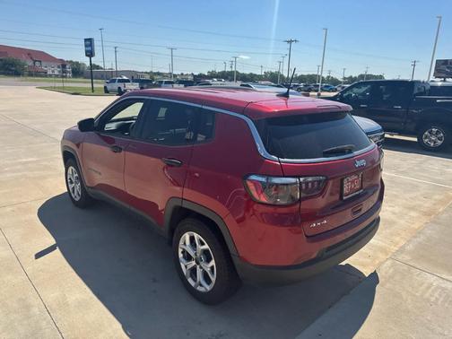 Red 2025 Jeep Compass Sport