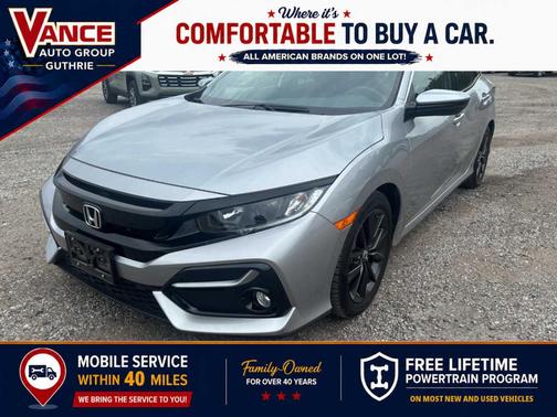 Lunar Silver Metallic 2020 Honda Civic EX