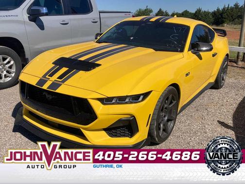 Yellow 2024 Ford Mustang GT Premium