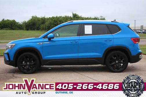 Cornflower Blue 2023 Volkswagen Taos 1.5T SE