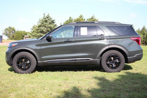 Forged Green Metallic 2023 Ford Explorer Timberline
