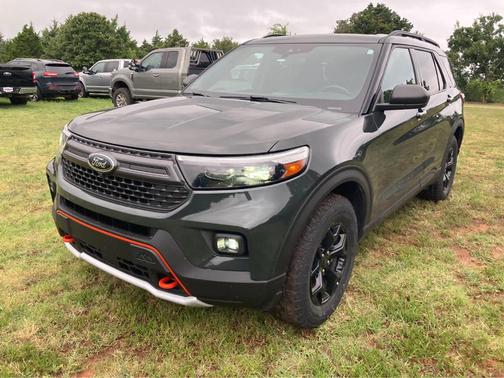 Forged Green Metallic 2023 Ford Explorer Timberline