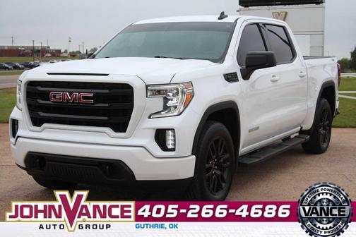 Summit White 2021 GMC Sierra 1500 Elevation