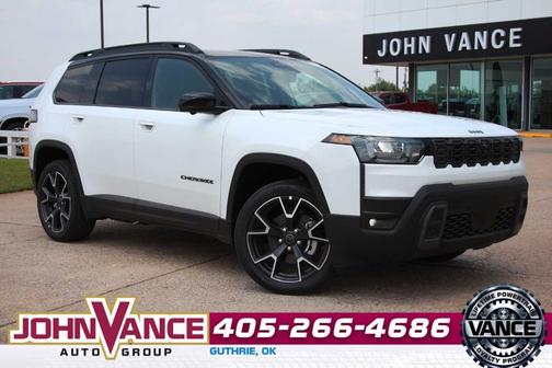 Bright White Clearcoat 2026 Jeep Cherokee Overland