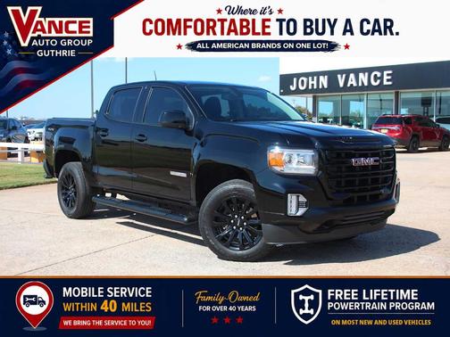 Onyx Black 2022 GMC Canyon Elevation