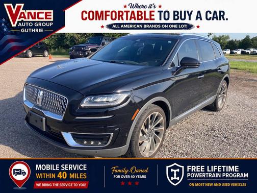 Infinite Black Metallic 2019 Lincoln Nautilus Reserve