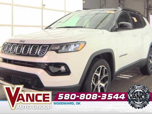 Bright White Clearcoat 2024 Jeep Compass Limited