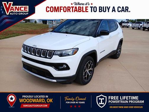 Bright White Clearcoat 2024 Jeep Compass Limited