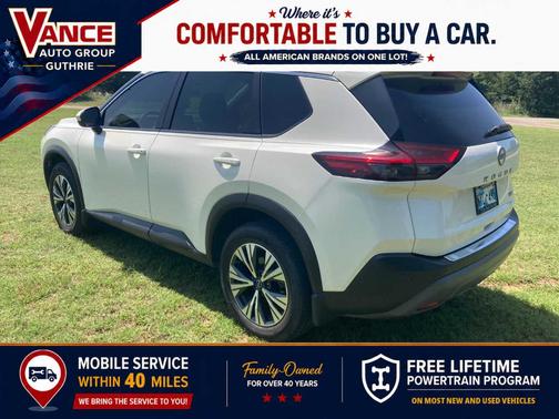 White 2023 Nissan Rogue SV