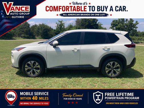 White 2023 Nissan Rogue SV