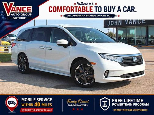 Platinum White Pearl 2022 Honda Odyssey Elite