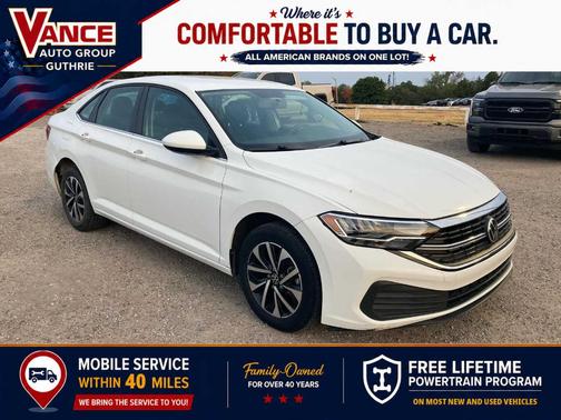 Pure White 2022 Volkswagen Jetta 1.5T S