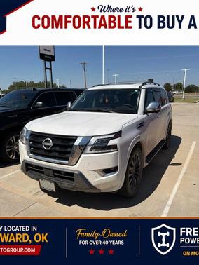 Aspen White 2023 Nissan Armada Platinum
