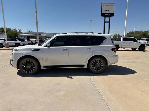 Aspen White 2023 Nissan Armada Platinum
