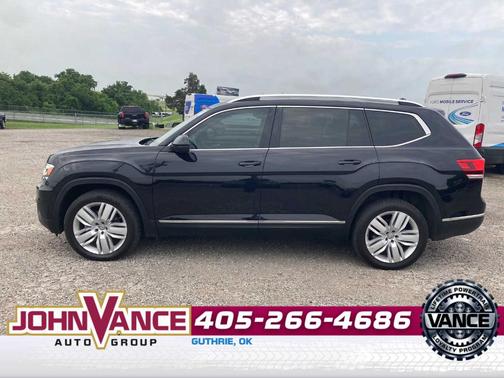 Deep Black Pearl Effect 2019 Volkswagen Atlas 3.6L SEL Premium