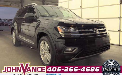 Deep Black Pearl Effect 2019 Volkswagen Atlas 3.6L SEL Premium