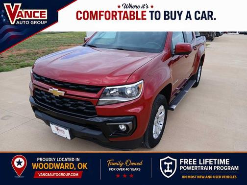 Cherry Red Tintcoat 2021 Chevrolet Colorado LT