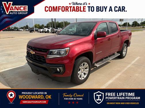 Cherry Red Tintcoat 2021 Chevrolet Colorado LT