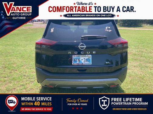 Black 2023 Nissan Rogue SL