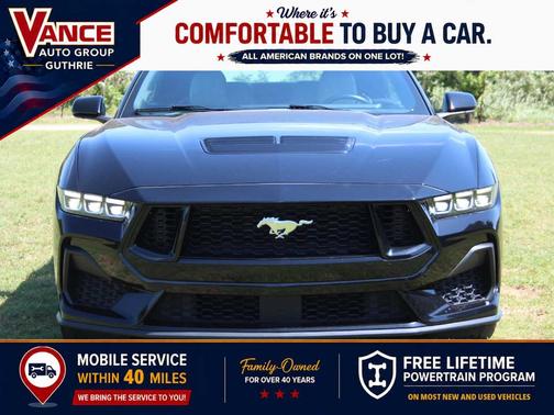 Shadow Black 2024 Ford Mustang GT Premium