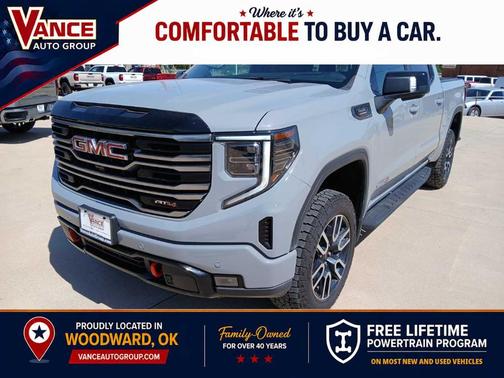 Gray 2025 GMC Sierra 1500 AT4