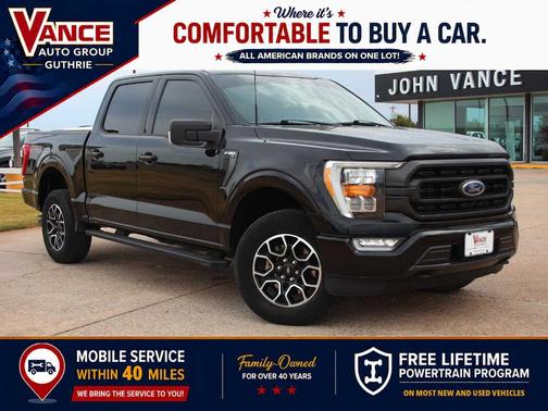 Agate Black Metallic 2023 Ford F-150 XLT