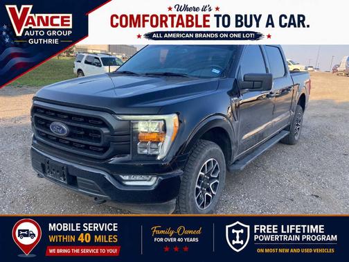 Agate Black Metallic 2023 Ford F-150 XLT
