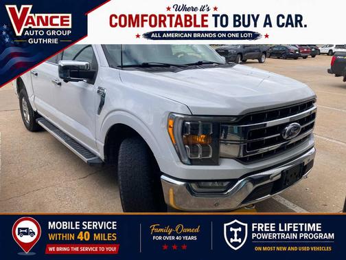 Oxford White 2022 Ford F-150 Lariat