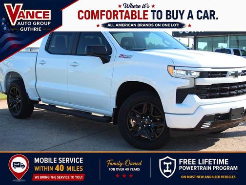 Summit White 2025 Chevrolet Silverado 1500 RST